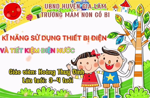 GDKNS: KN sử dụng thiết bị điện và tiết kiệm điện nước - MGB